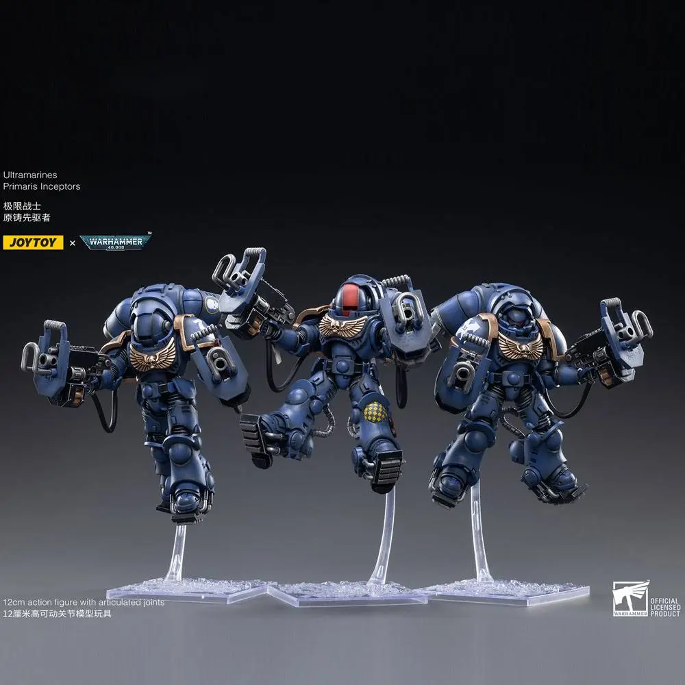 Warhammer 40k Action Figure 3-Pack 1/18 Ultramarines Primaris Inceptors 12 cm product photo