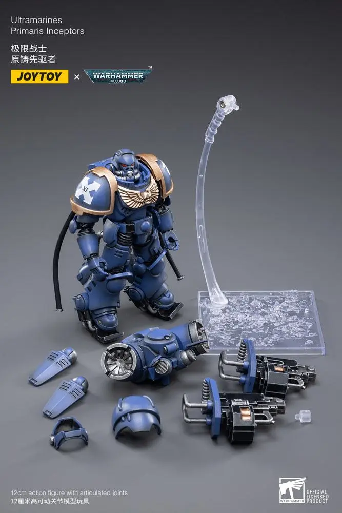 Warhammer 40k Action Figure 3-Pack 1/18 Ultramarines Primaris Inceptors 12 cm product photo