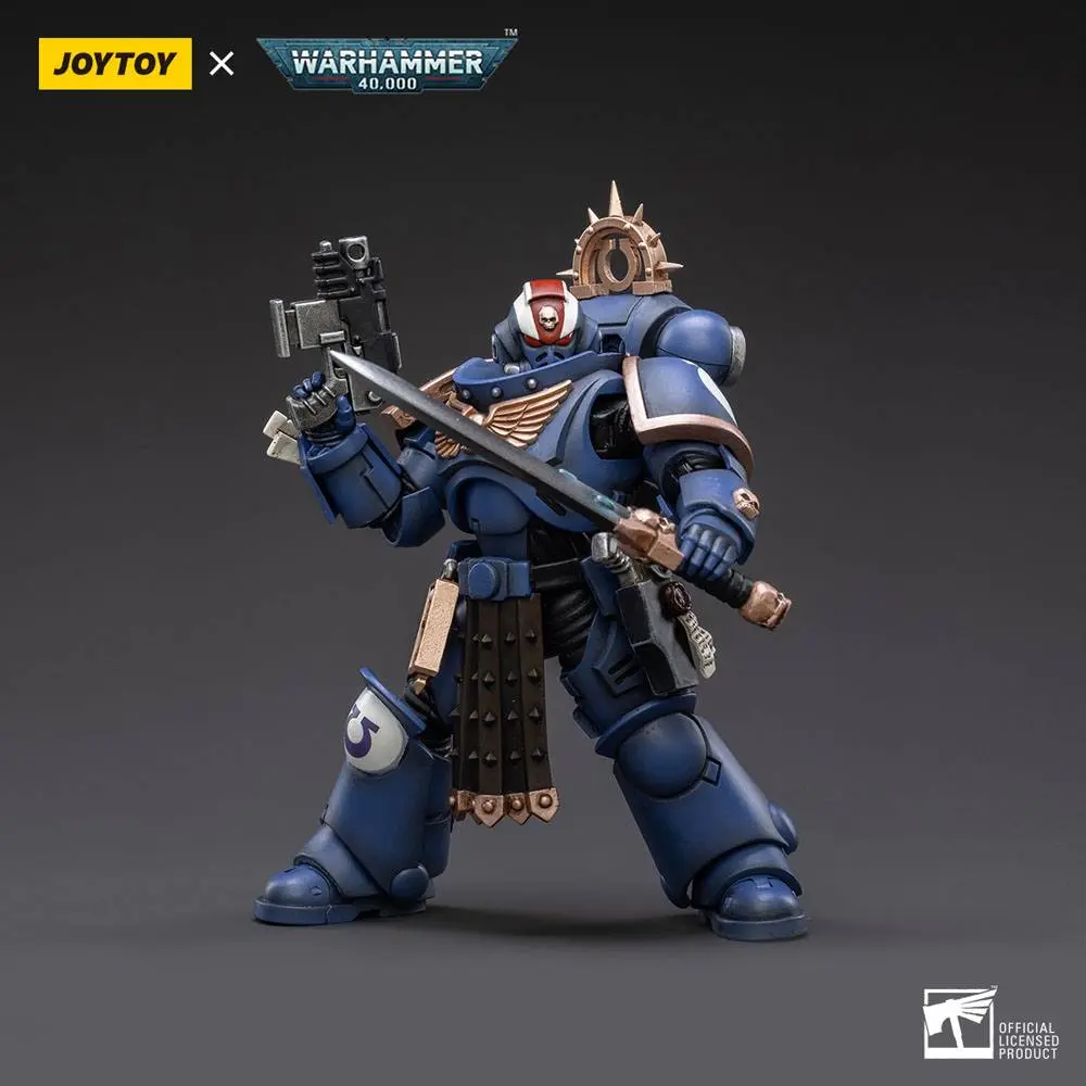 Warhammer 40k Action Figure 1/18 Ultramarines Primaris Lieutenant Amulius 12 cm product photo