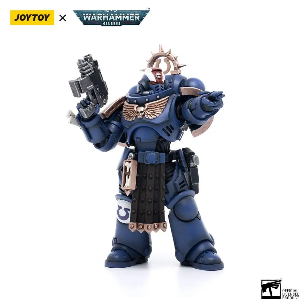 Warhammer 40k Action Figure 1/18 Ultramarines Primaris Lieutenant Amulius 12 cm product photo