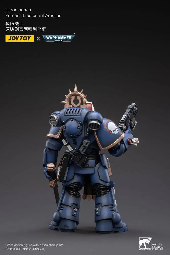 Warhammer 40k Action Figure 1/18 Ultramarines Primaris Lieutenant Amulius 12 cm product photo