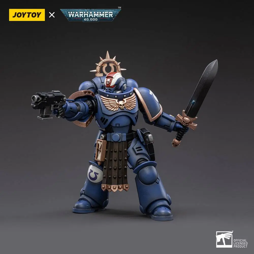 Warhammer 40k Action Figure 1/18 Ultramarines Primaris Lieutenant Amulius 12 cm product photo
