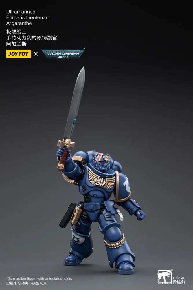 Warhammer 40k Action Figure 1/18 Ultramarines Primaris Lieutenant Argaranthe 12 cm termékfotó