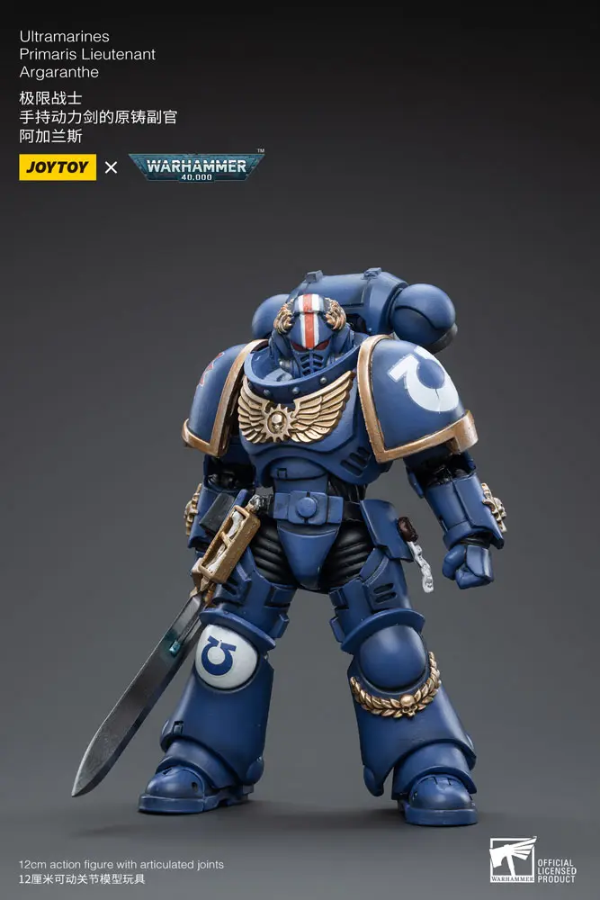 Warhammer 40k Action Figure 1/18 Ultramarines Primaris Lieutenant Argaranthe 12 cm termékfotó