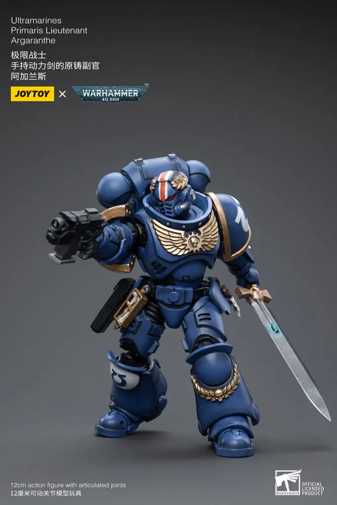 Warhammer 40k Action Figure 1/18 Ultramarines Primaris Lieutenant Argaranthe 12 cm termékfotó