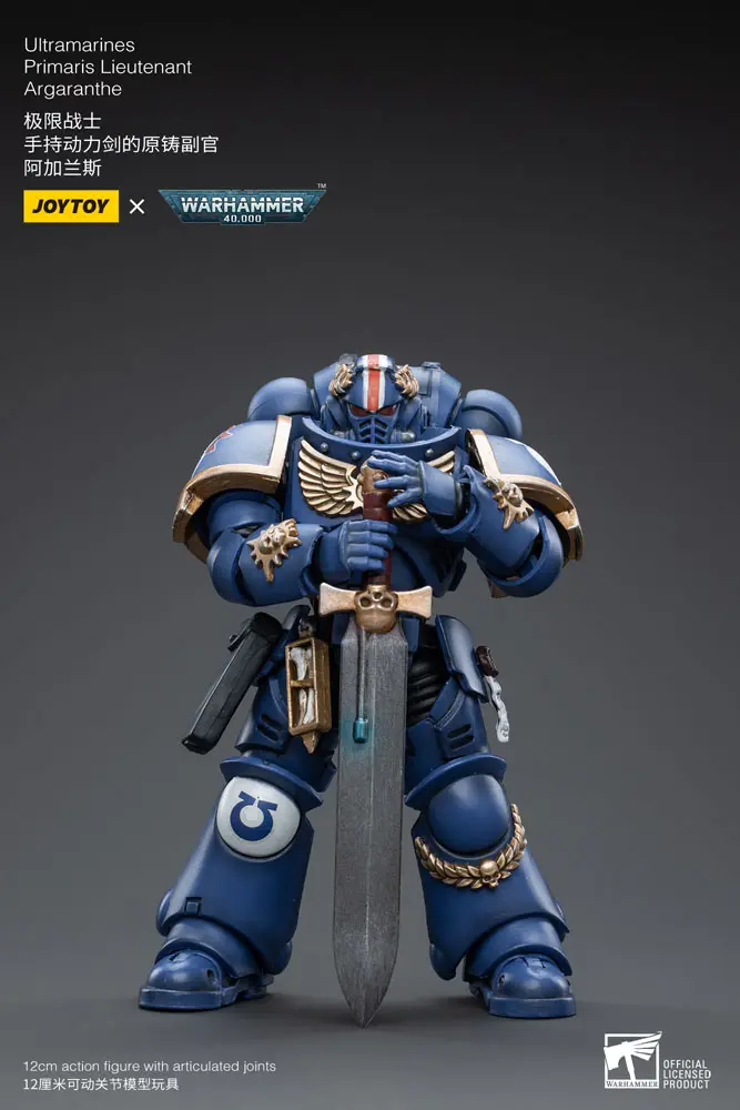 Warhammer 40k Action Figure 1/18 Ultramarines Primaris Lieutenant Argaranthe 12 cm termékfotó