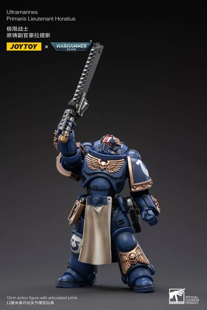 Warhammer 40k Action Figure 1/18 Ultramarines Primaris Lieutenant Horatius 12 cm product photo
