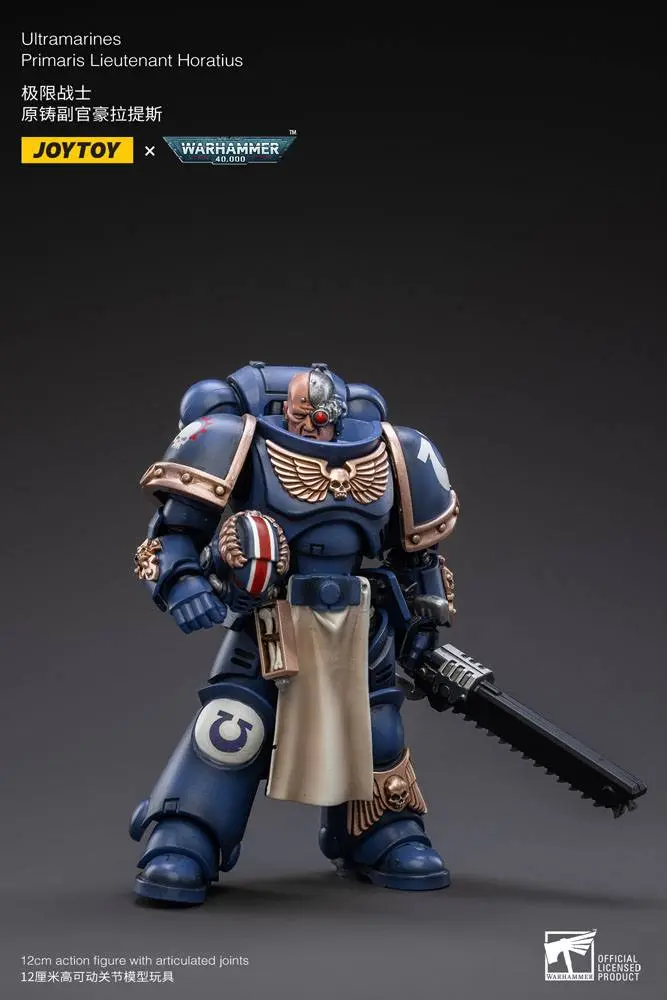 Warhammer 40k Action Figure 1/18 Ultramarines Primaris Lieutenant Horatius 12 cm product photo