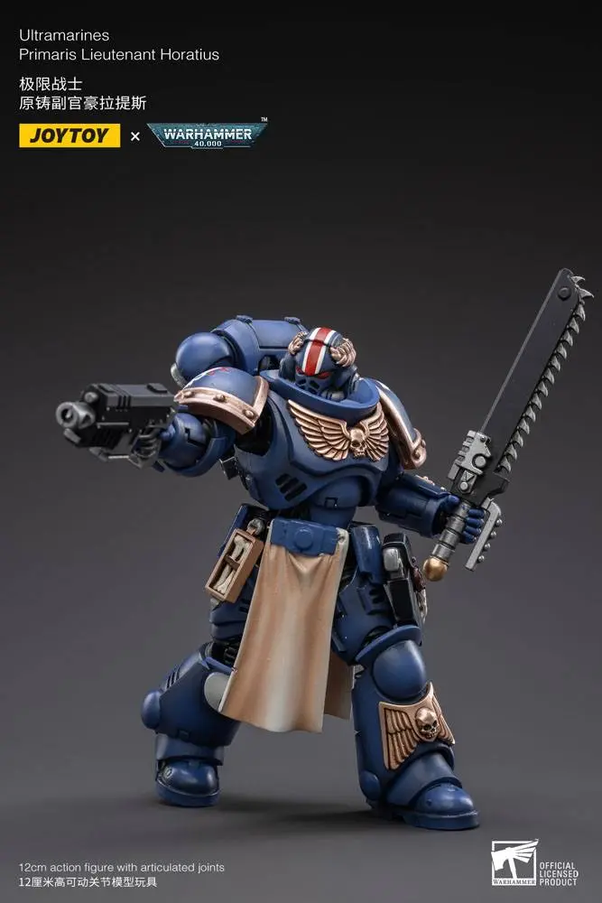 Warhammer 40k Action Figure 1/18 Ultramarines Primaris Lieutenant Horatius 12 cm product photo