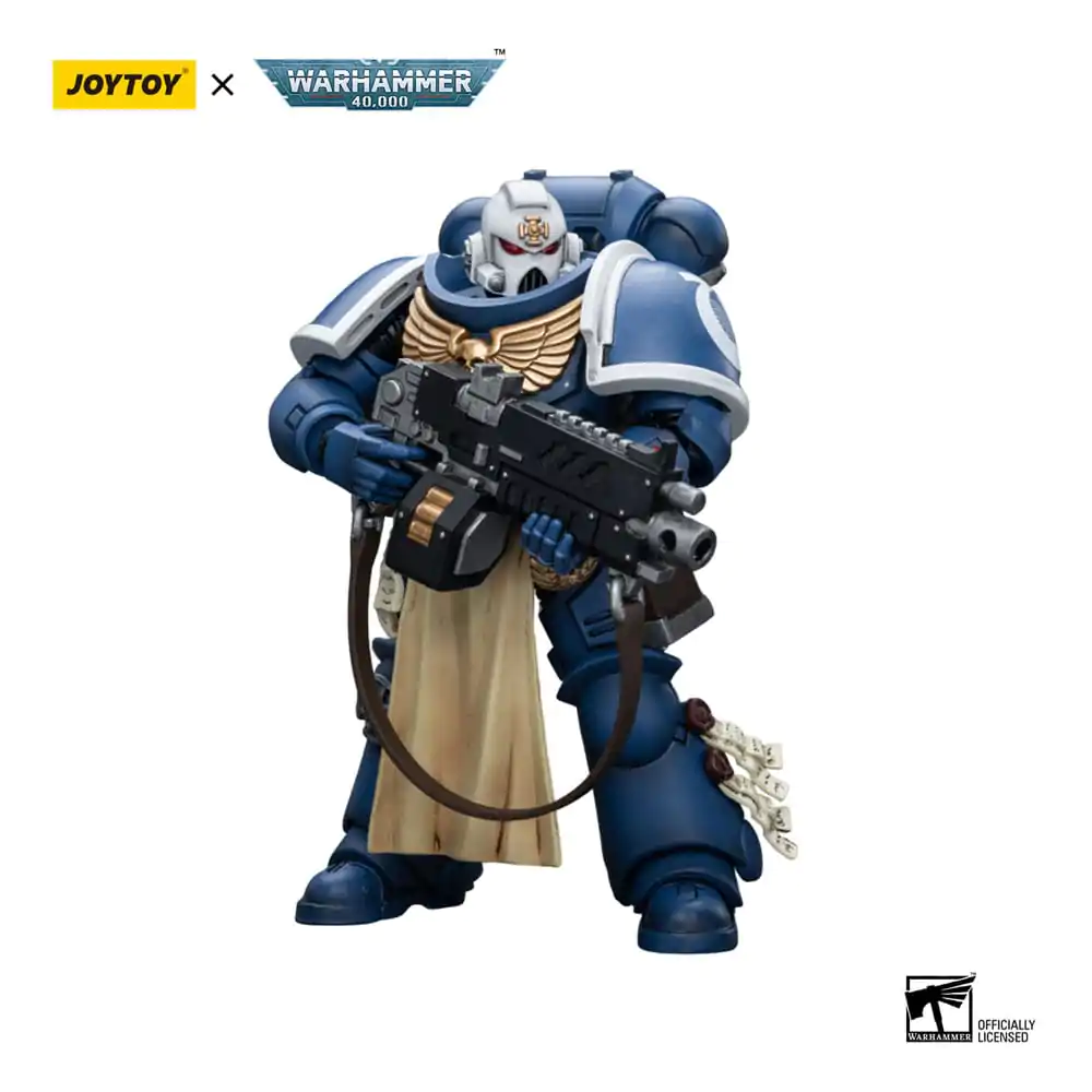Warhammer 40k Action Figure 1/18 Ultramarines Sternguard Veteran with Auto Bolt Rifle 12 cm product photo