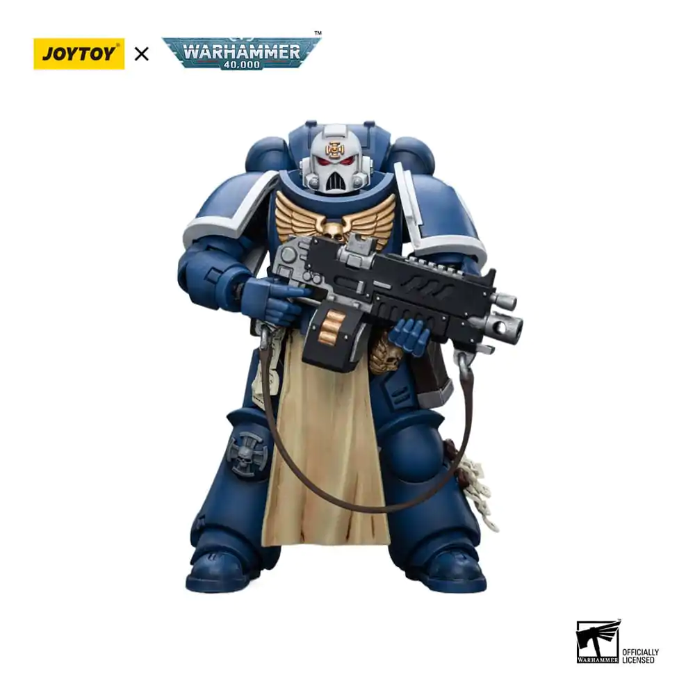 Warhammer 40k Action Figure 1/18 Ultramarines Sternguard Veteran with Auto Bolt Rifle 12 cm product photo