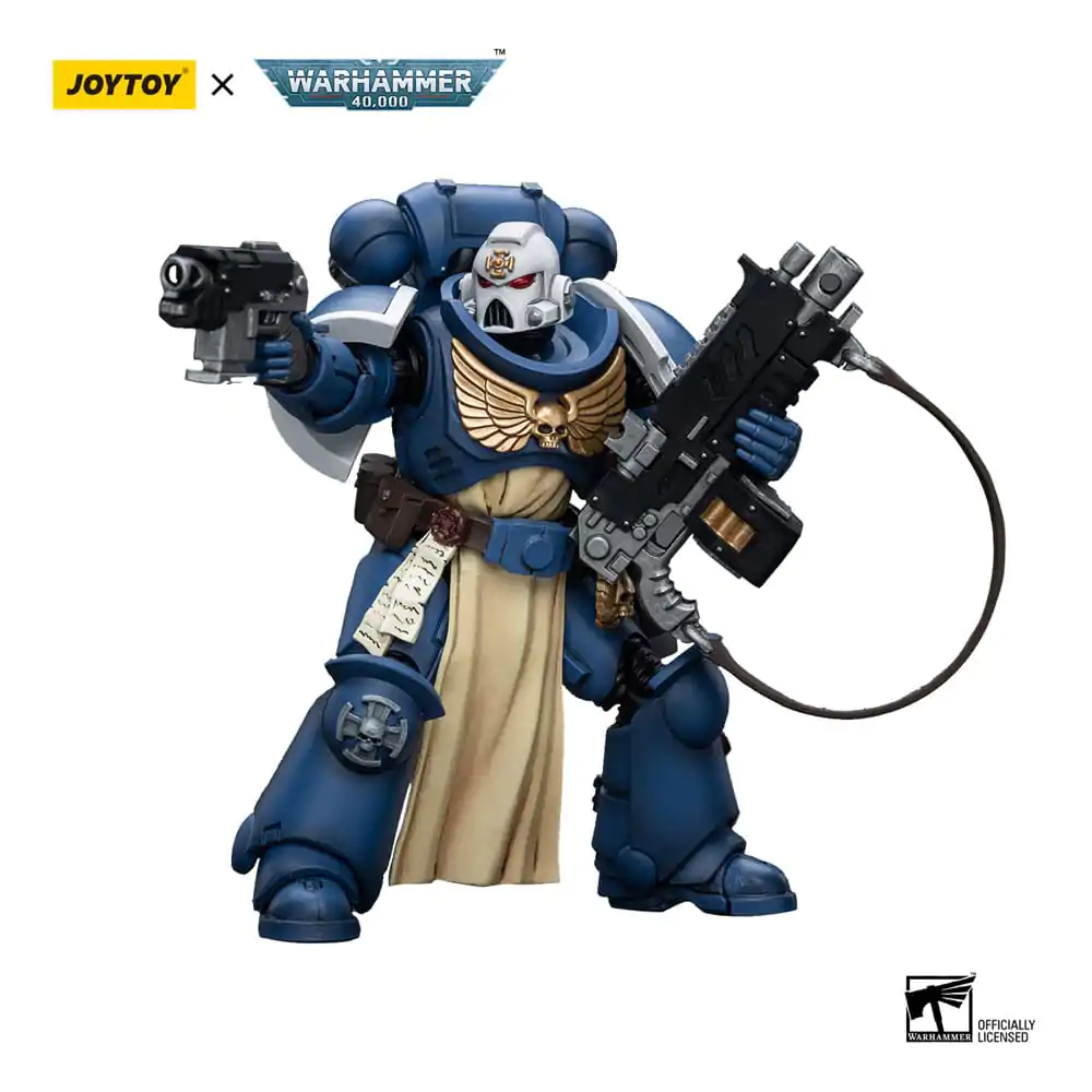 Warhammer 40k Action Figure 1/18 Ultramarines Sternguard Veteran with Auto Bolt Rifle 12 cm product photo