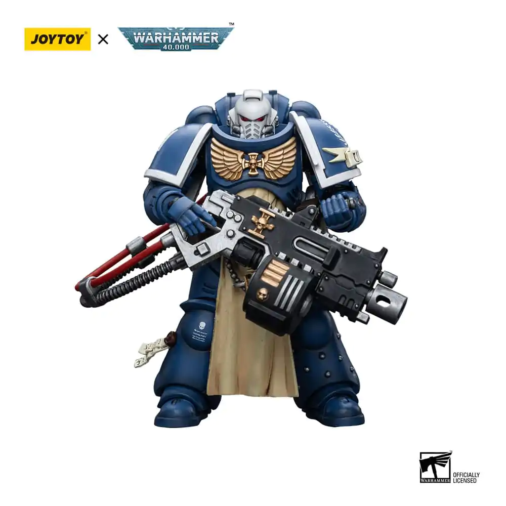 Warhammer 40k Action Figure 1/18 Ultramarines Sternguard Veteran with Heavy Bolter 12 cm termékfotó