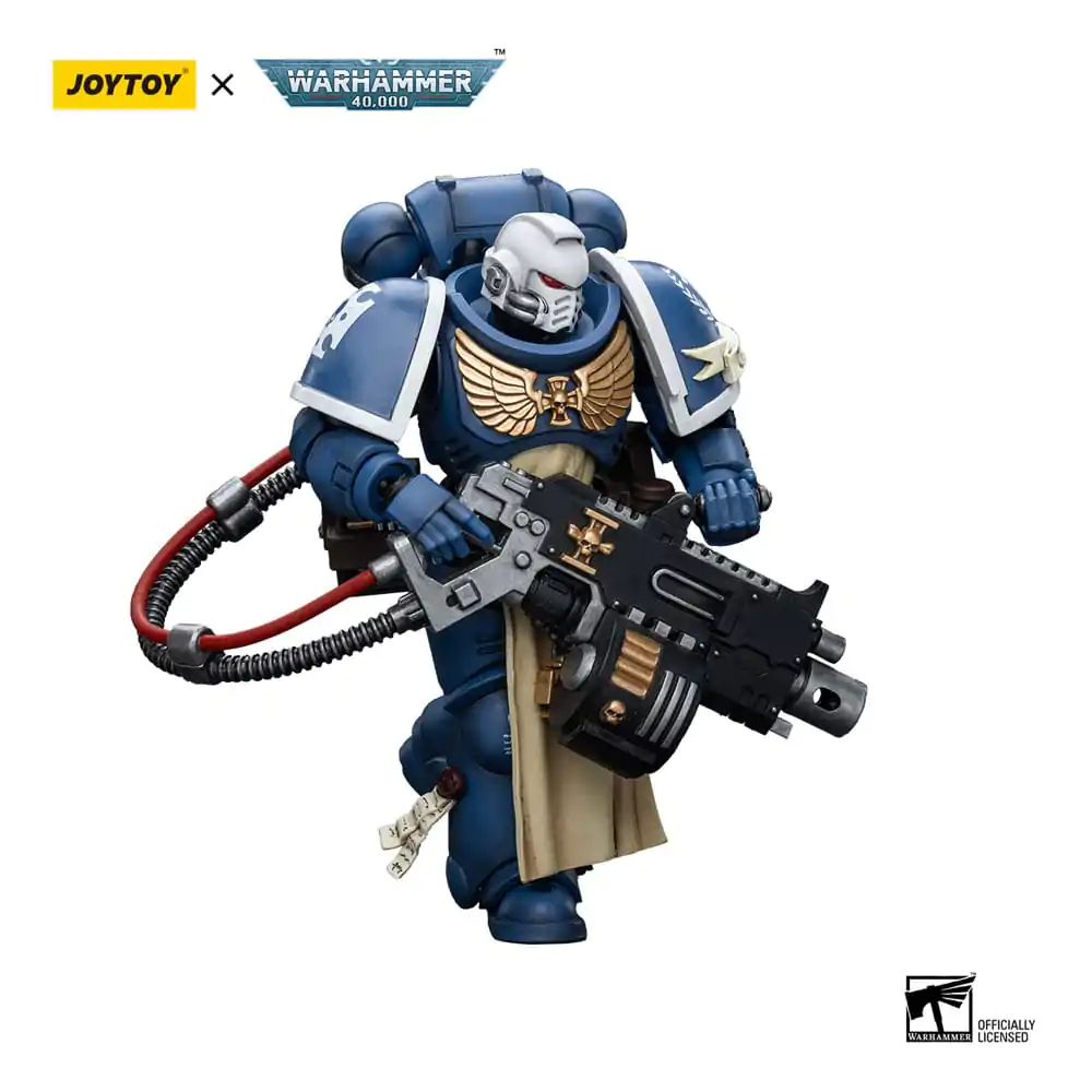 Warhammer 40k Action Figure 1/18 Ultramarines Sternguard Veteran with Heavy Bolter 12 cm termékfotó