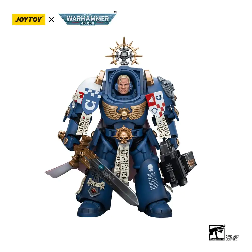 Warhammer 40k Action Figure 1/18 Ultramarines Terminator Captain Severus Agemman 12 cm termékfotó