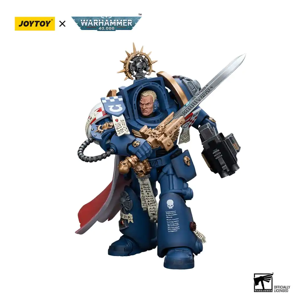 Warhammer 40k Action Figure 1/18 Ultramarines Terminator Captain Severus Agemman 12 cm termékfotó