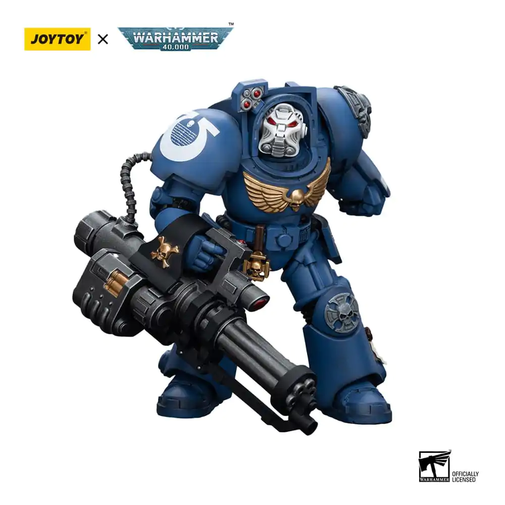 Warhammer 40k Action Figure 1/18 Ultramarines Terminator Squad Terminator with Assault Cannon 12 cm product photo