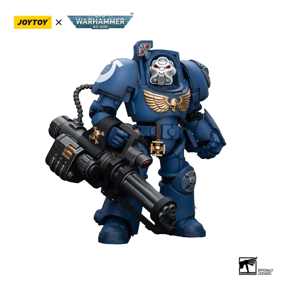 Warhammer 40k Action Figure 1/18 Ultramarines Terminator Squad Terminator with Assault Cannon 12 cm product photo