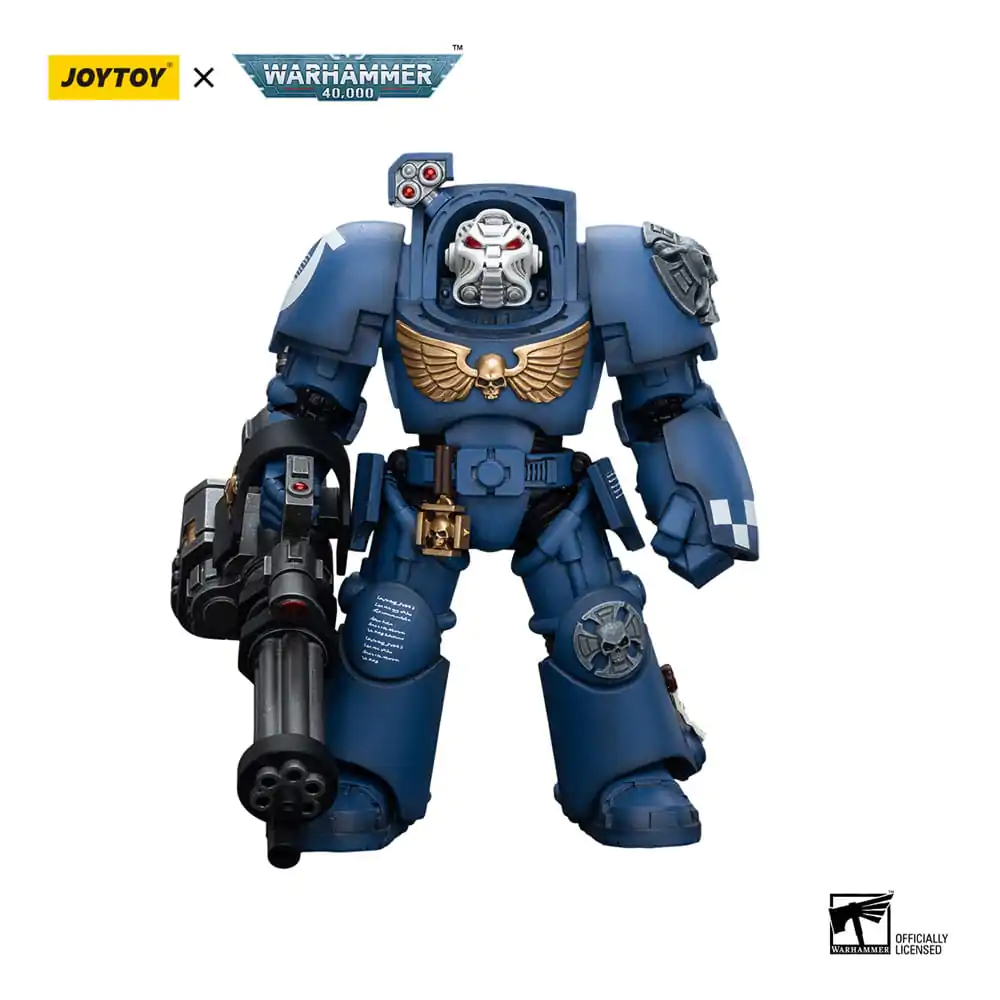 Warhammer 40k Action Figure 1/18 Ultramarines Terminator Squad Terminator with Assault Cannon 12 cm product photo