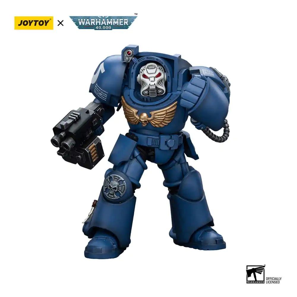 Warhammer 40k Action Figure 1/18 Ultramarines Terminator Squad Terminator with Storm Bolter 12 cm product photo