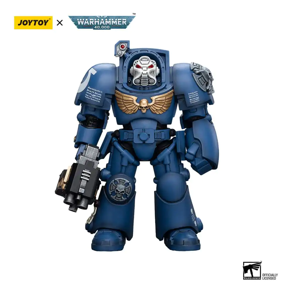 Warhammer 40k Action Figure 1/18 Ultramarines Terminator Squad Terminator with Storm Bolter 12 cm product photo