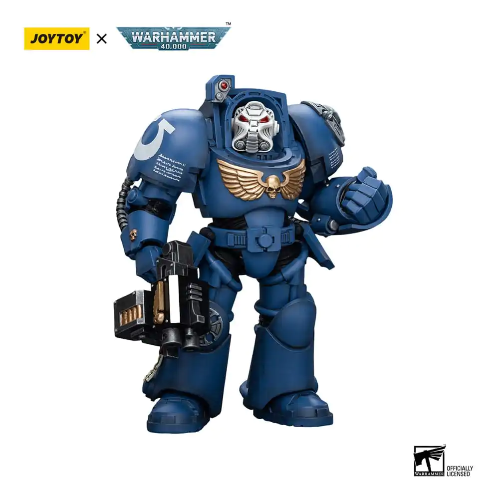 Warhammer 40k Action Figure 1/18 Ultramarines Terminator Squad Terminator with Storm Bolter 12 cm product photo