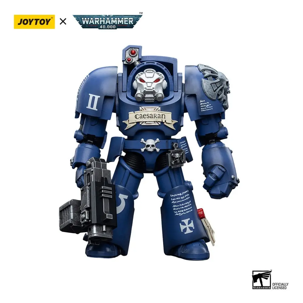 Warhammer 40k Action Figure 1/18 Ultramarines Terminators Brother Caesaran 12 cm product photo