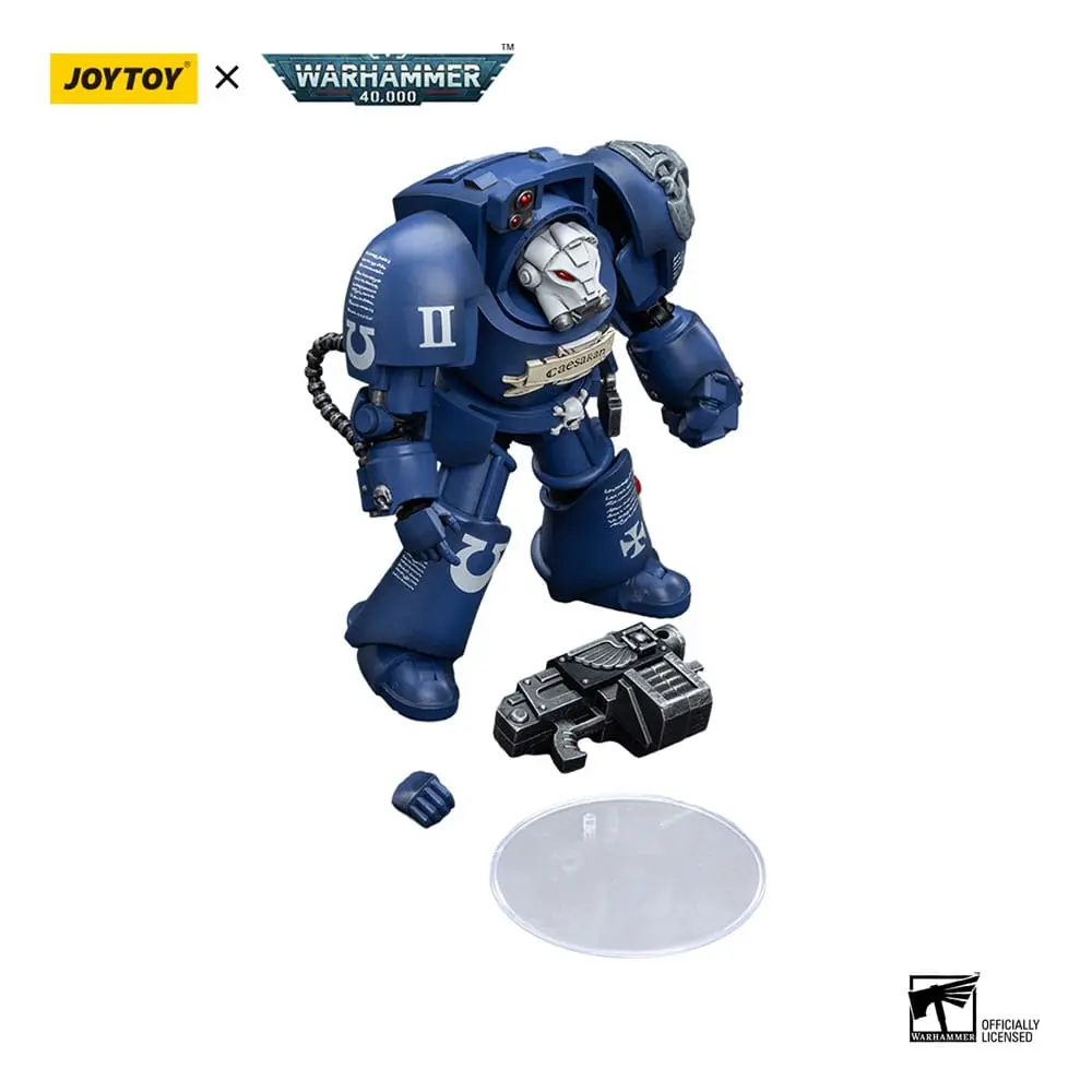 Warhammer 40k Action Figure 1/18 Ultramarines Terminators Brother Caesaran 12 cm product photo
