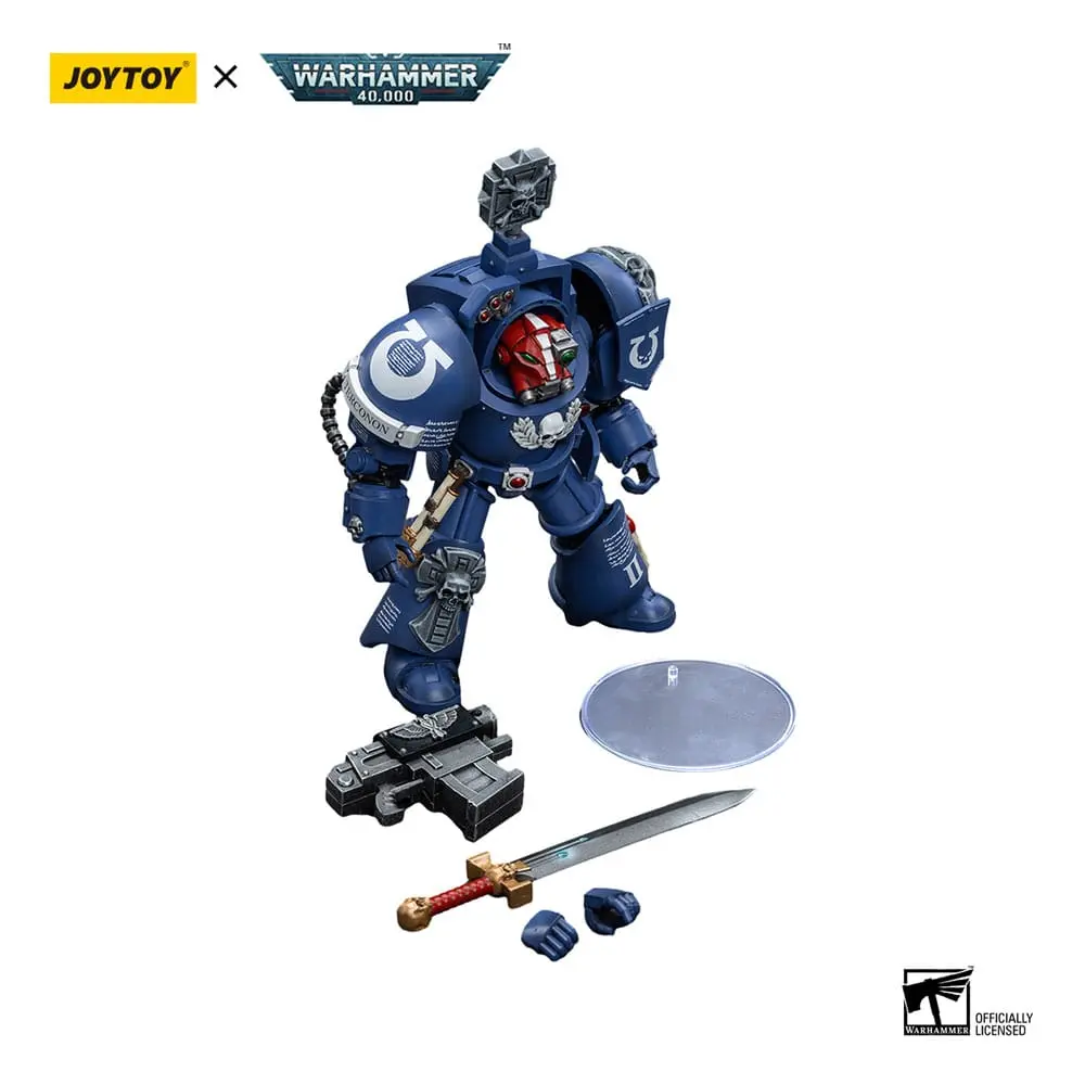 Warhammer 40k Action Figure 1/18 Ultramarines Terminators Sergeant Terconon 12 cm product photo