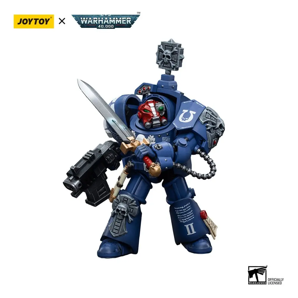 Warhammer 40k Action Figure 1/18 Ultramarines Terminators Sergeant Terconon 12 cm product photo