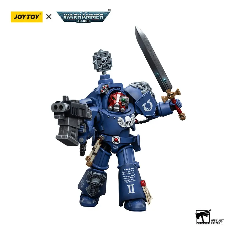 Warhammer 40k Action Figure 1/18 Ultramarines Terminators Sergeant Terconon 12 cm product photo