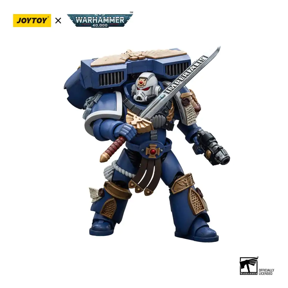 Warhammer 40k Action Figure 1/18 Ultramarines Vanguard Veteran Sergeant 12 cm product photo
