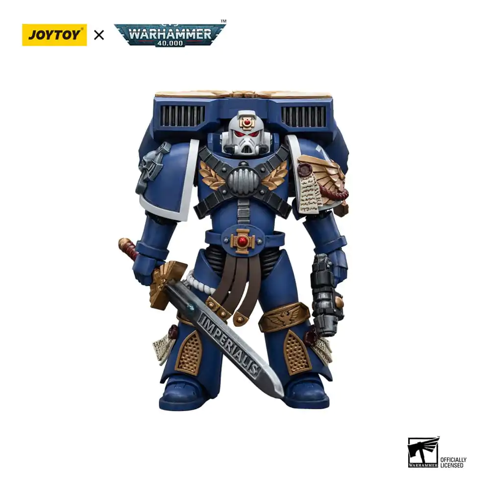 Warhammer 40k Action Figure 1/18 Ultramarines Vanguard Veteran Sergeant 12 cm product photo