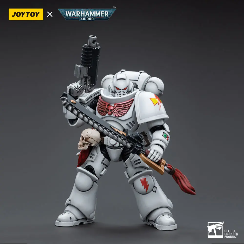 Warhammer 40k Action Figure 1/18 White Scars Assault Intercessor Brother Batjargal 12 cm product photo