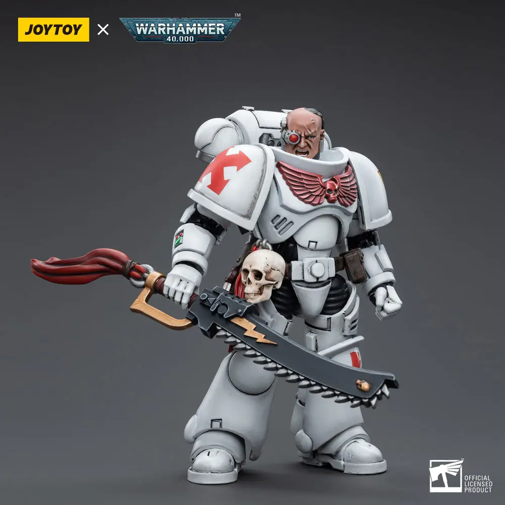 Warhammer 40k Action Figure 1/18 White Scars Assault Intercessor Brother Batjargal 12 cm product photo