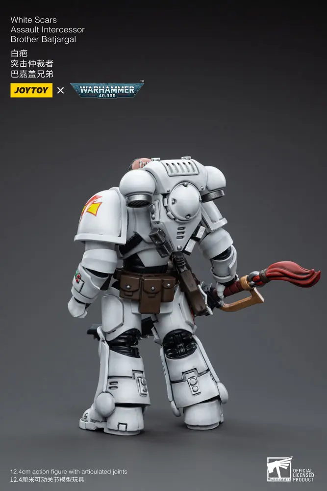 Warhammer 40k Action Figure 1/18 White Scars Assault Intercessor Brother Batjargal 12 cm product photo