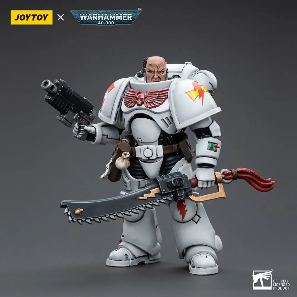 Warhammer 40k Action Figure 1/18 White Scars Assault Intercessor Sergeant Tsendbaatar 12 cm termékfotó