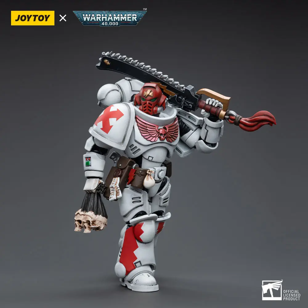 Warhammer 40k Action Figure 1/18 White Scars Assault Intercessor Sergeant Tsendbaatar 12 cm termékfotó