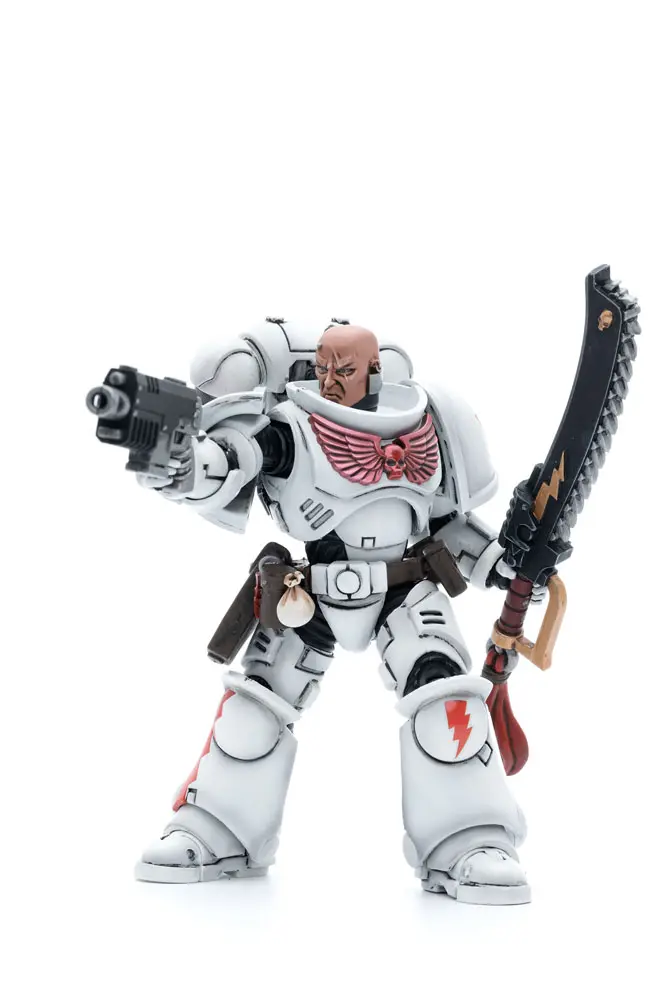 Warhammer 40k Action Figure 1/18 White Scars Assault Intercessor Sergeant Tsendbaatar 12 cm termékfotó