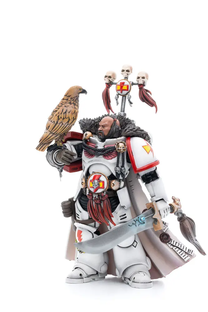 Warhammer 40k Action Figure 1/18 White Scars Captain Kor'sarro Khan 12 cm product photo