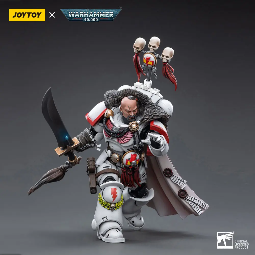 Warhammer 40k Action Figure 1/18 White Scars Captain Kor'sarro Khan 12 cm product photo