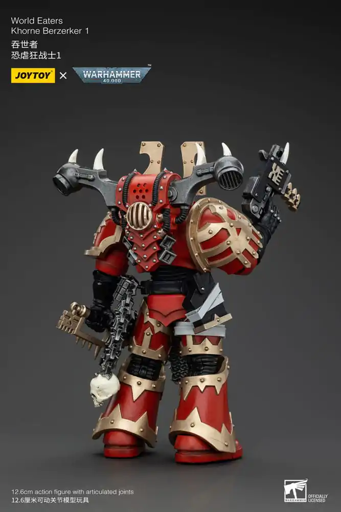 Warhammer 40k Action Figure 1/18 World Eaters Khorne Berzerker 1 13 cm termékfotó