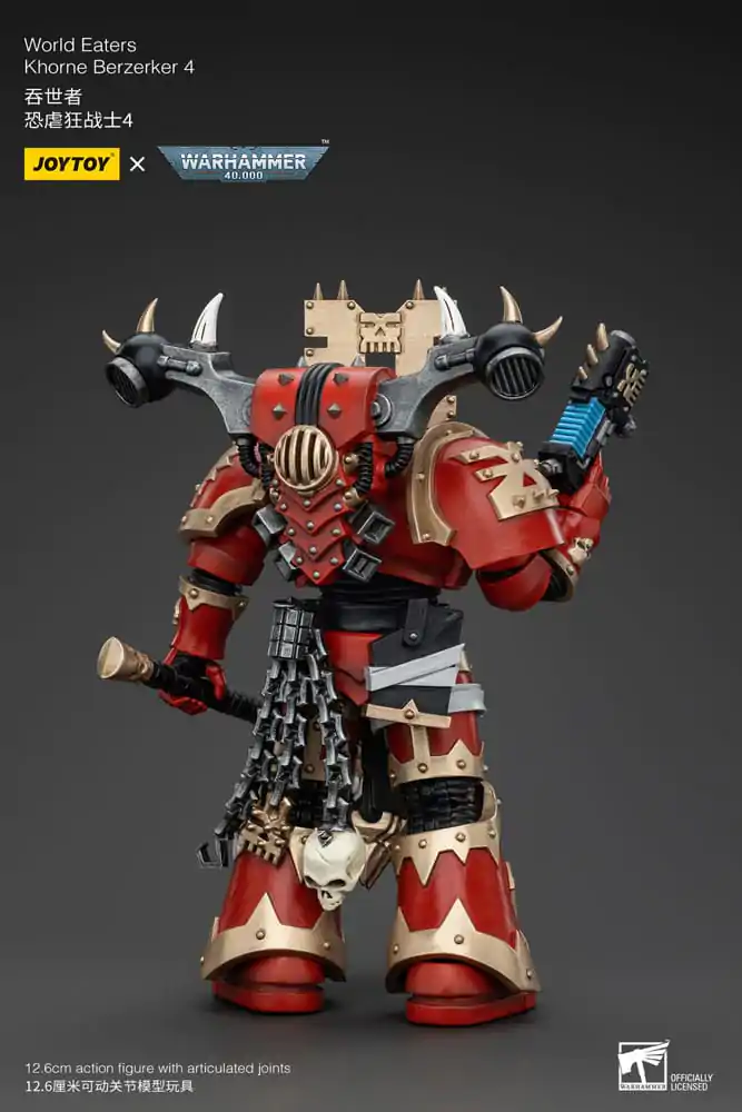 Warhammer 40k Action Figure 1/18 World Eaters Khorne Berzerker 4 13 cm termékfotó