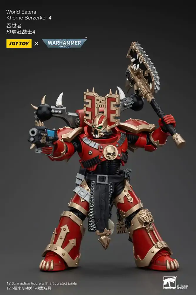 Warhammer 40k Action Figure 1/18 World Eaters Khorne Berzerker 4 13 cm termékfotó