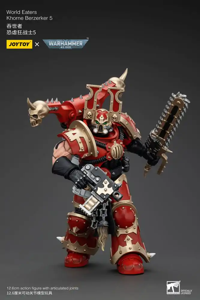 Warhammer 40k Action Figure 1/18 World Eaters Khorne Berzerker 5 13 cm termékfotó