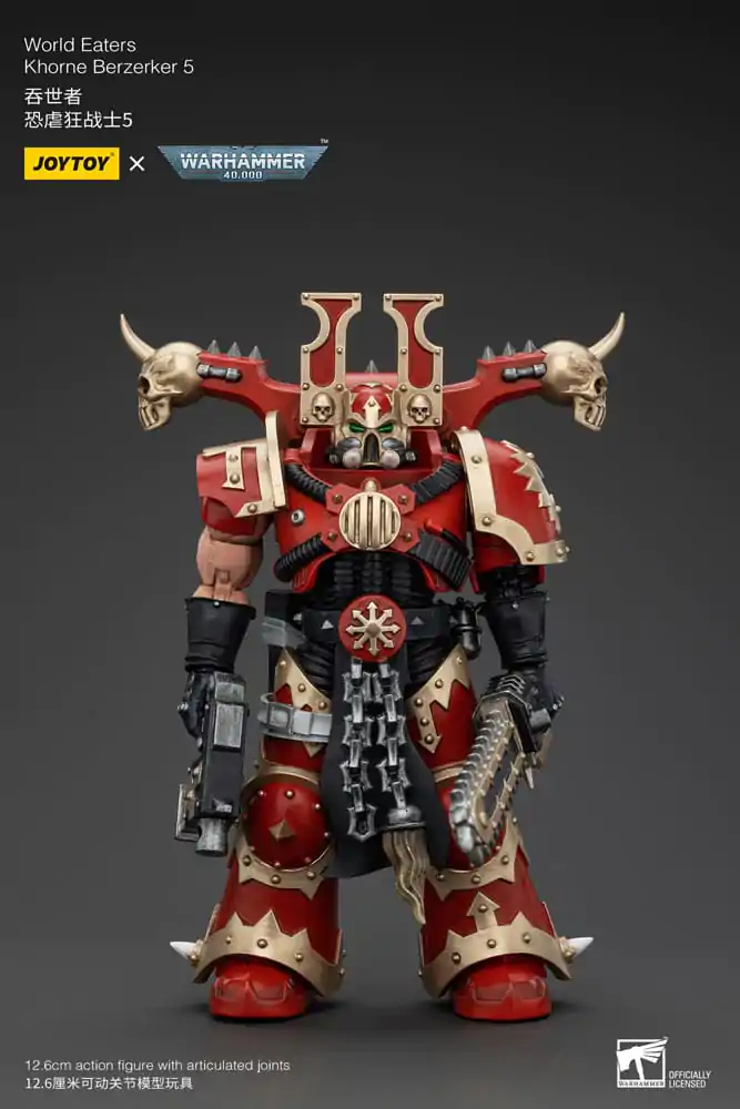 Warhammer 40k Action Figure 1/18 World Eaters Khorne Berzerker 5 13 cm termékfotó