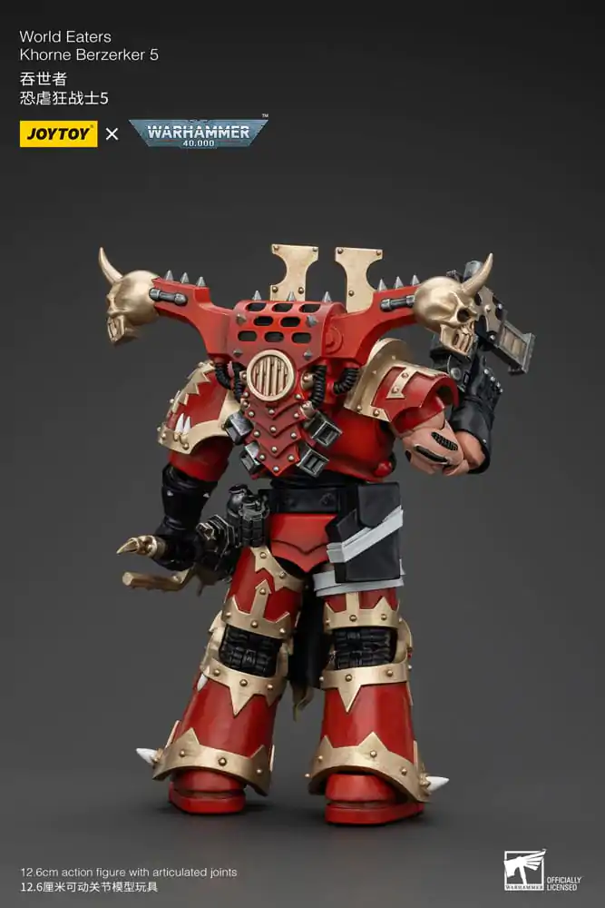 Warhammer 40k Action Figure 1/18 World Eaters Khorne Berzerker 5 13 cm termékfotó