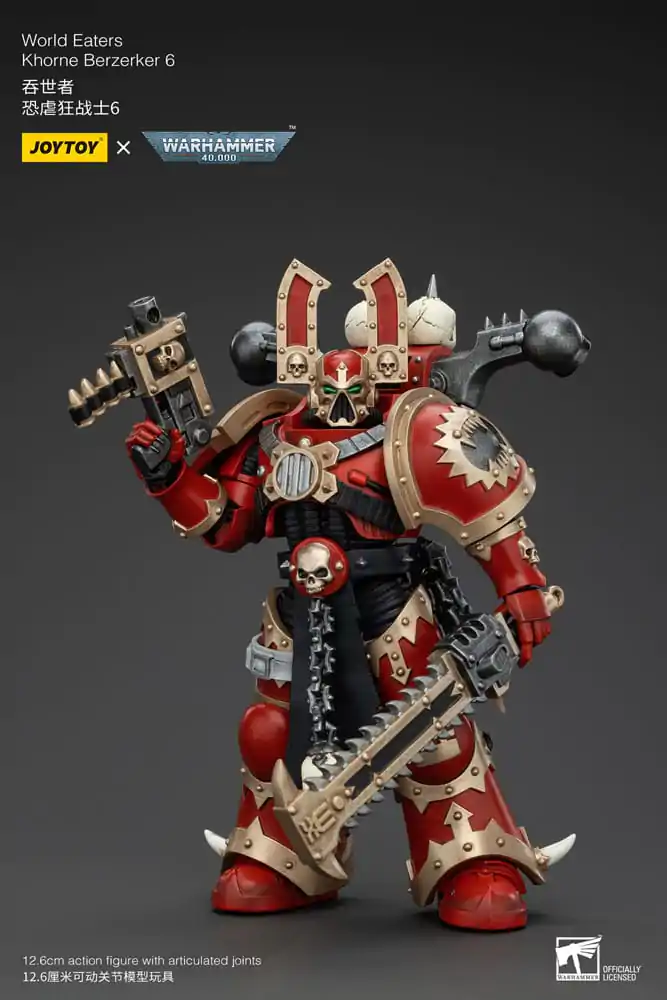 Warhammer 40k Action Figure 1/18 World Eaters Khorne Berzerker 6 13 cm termékfotó