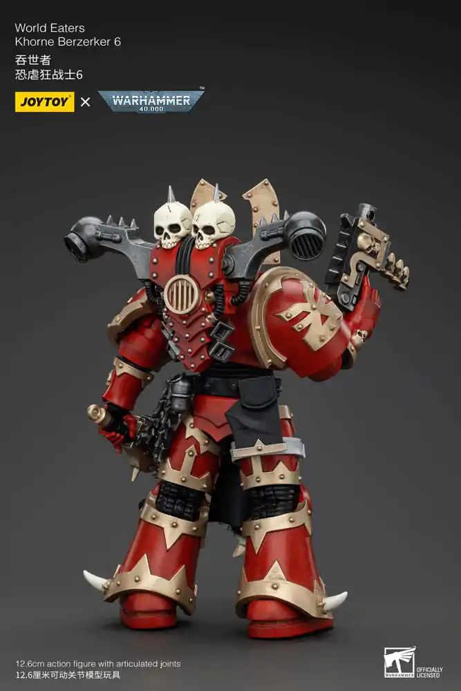 Warhammer 40k Action Figure 1/18 World Eaters Khorne Berzerker 6 13 cm termékfotó