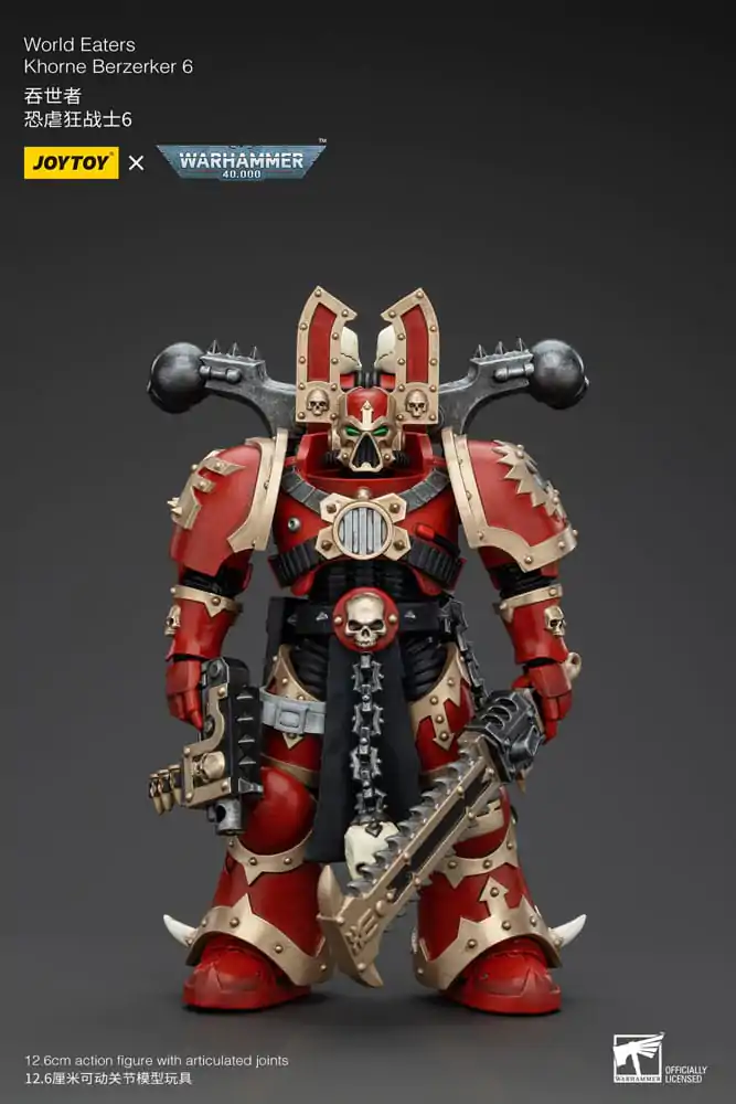 Warhammer 40k Action Figure 1/18 World Eaters Khorne Berzerker 6 13 cm termékfotó